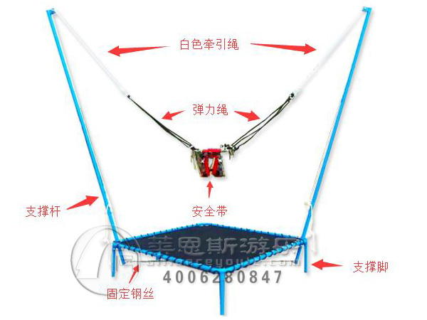 兒童蹦極跳床