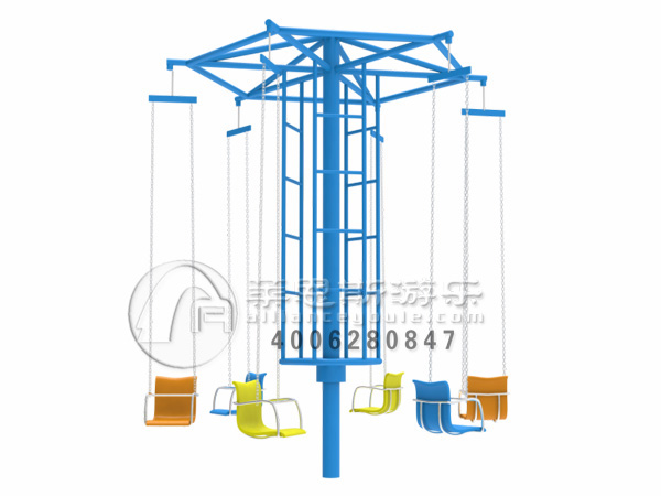 六人飛椅旋轉(zhuǎn)秋千吊椅